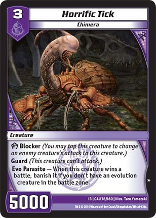 Horrific Tick 76 160 Common Kaijudo Quest for the Gauntlet Horrific Tick 76 160 Common Kaijudo Quest for the Gauntlet