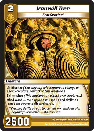 Ironwill Tree 14 160 Rare Kaijudo Quest for the Gauntlet Ironwill Tree 14 160 Rare Kaijudo Quest for the Gauntlet