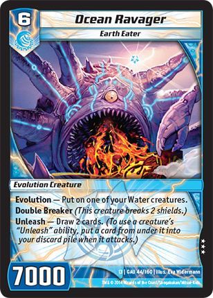 Ocean Ravager 44 160 Rare Kaijudo Quest for the Gauntlet Ocean Ravager 44 160 Rare Kaijudo Quest for the Gauntlet