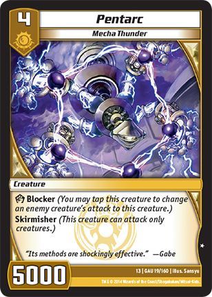 Pentarc 19 160 Common Kaijudo Quest for the Gauntlet Pentarc 19 160 Common Kaijudo Quest for the Gauntlet