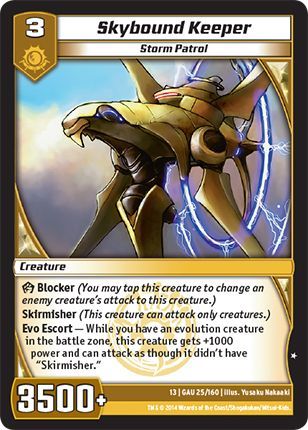 Skybound Keeper 25 160 Common Kaijudo Quest for the Gauntlet Skybound Keeper 25 160 Common Kaijudo Quest for the Gauntlet
