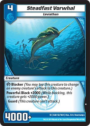 Steadfast Vorwhal 52 160 Common Kaijudo Quest for the Gauntlet Steadfast Vorwhal 52 160 Common Kaijudo Quest for the Gauntlet