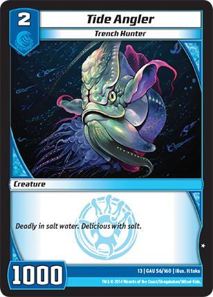 Tide Angler 56 160 Common Kaijudo Quest for the Gauntlet Tide Angler 56 160 Common Kaijudo Quest for the Gauntlet
