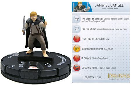 Samwise Gamgee 012 Lord of the Rings Return of the King HeroClix Other Lord of the Rings Return of the King Samwise Gamgee 012 Lord of the Rings Return of the King HeroClix Other Lord of the Rings Return of the King