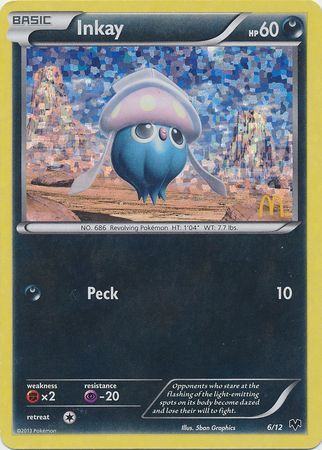 Inkay 6 12 McDonald s Holo Promo Pokemon McDonald s Promos Inkay 6 12 McDonald s Holo Promo Pokemon McDonald s Promos