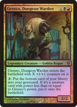 Grenzo Dungeon Warden Foil Conspiracy Foil Singles Grenzo Dungeon Warden Foil Conspiracy Foil Singles
