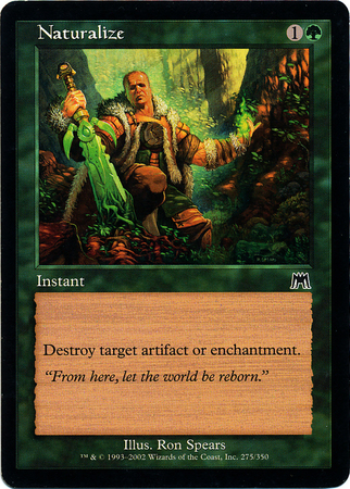 Naturalize Naturalize