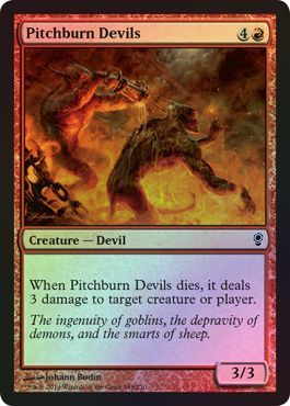 Pitchburn Devils Foil Conspiracy Foil Singles Pitchburn Devils Foil Conspiracy Foil Singles