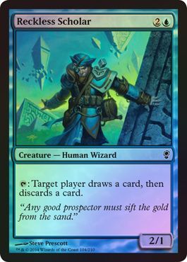 Reckless Scholar Foil Conspiracy Foil Singles Reckless Scholar Foil Conspiracy Foil Singles