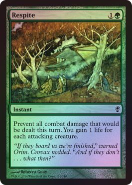 Respite Foil Conspiracy Foil Singles Respite Foil Conspiracy Foil Singles