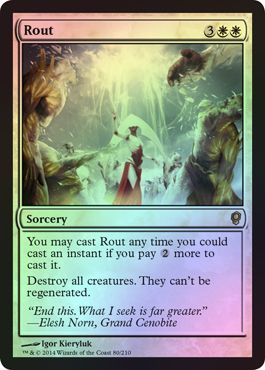 Rout Foil Conspiracy Foil Singles Rout Foil Conspiracy Foil Singles