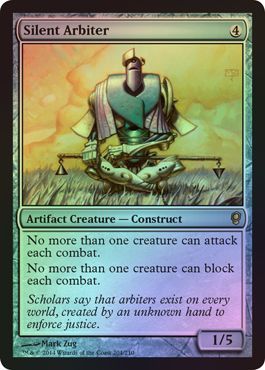 Silent Arbiter Foil Conspiracy Foil Singles Silent Arbiter Foil Conspiracy Foil Singles