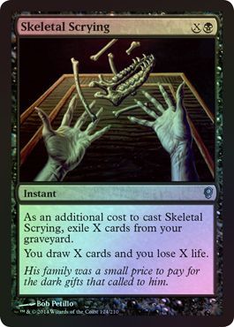 Skeletal Scrying Foil Skeletal Scrying Foil
