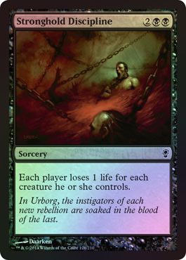 Stronghold Discipline Foil Conspiracy Foil Singles Stronghold Discipline Foil Conspiracy Foil Singles