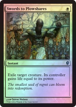Swords to Plowshares Foil Conspiracy Foil Singles Swords to Plowshares Foil Conspiracy Foil Singles