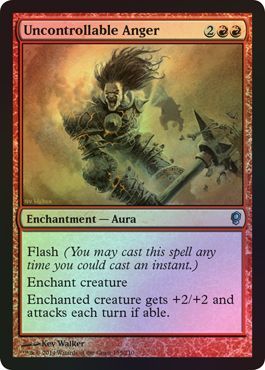 Uncontrollable Anger Foil Conspiracy Foil Singles Uncontrollable Anger Foil Conspiracy Foil Singles