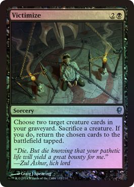 Victimize Foil Conspiracy Foil Singles Victimize Foil Conspiracy Foil Singles