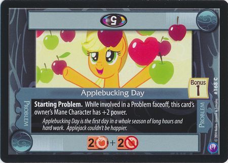 Applebucking Day Problem 168C Common My Little Pony Canterlot Nights Applebucking Day Problem 168C Common My Little Pony Canterlot Nights