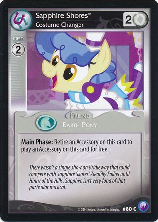 Sapphire Shores Costume Changer Friend 80C Common My Little Pony Canterlot Nights Sapphire Shores Costume Changer Friend 80C Common My Little Pony Canterlot Nights