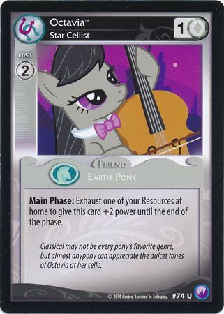 Octavia Star Cellist Friend 74U Uncommon My Little Pony Canterlot Nights Octavia Star Cellist Friend 74U Uncommon My Little Pony Canterlot Nights