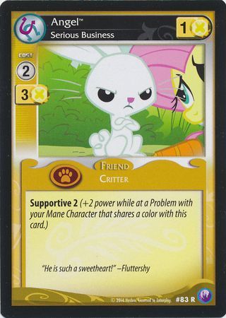 Angel Serious Business Friend 83R Rare My Little Pony Canterlot Nights Angel Serious Business Friend 83R Rare My Little Pony Canterlot Nights