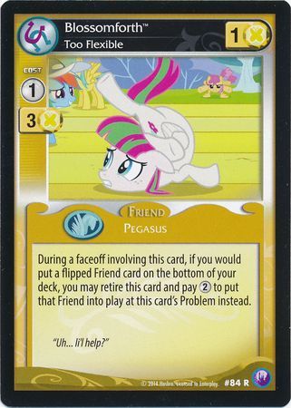 Blossomforth Too Flexible Friend 84R Rare Blossomforth Too Flexible Friend 84R Rare