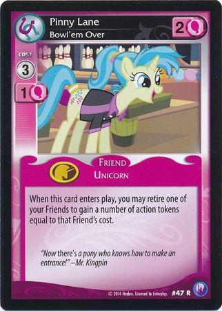 Pinny Lane Bowl em Over Friend 47R Rare My Little Pony Canterlot Nights Pinny Lane Bowl em Over Friend 47R Rare My Little Pony Canterlot Nights