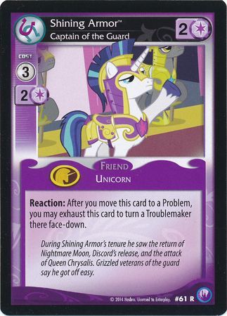 Shining Armor Captain of the Guard Friend 61R Rare Shining Armor Captain of the Guard Friend 61R Rare