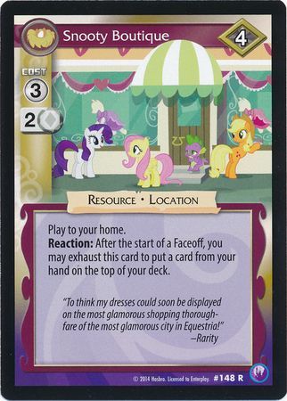 Snooty Boutique Resource 148R Rare Snooty Boutique Resource 148R Rare