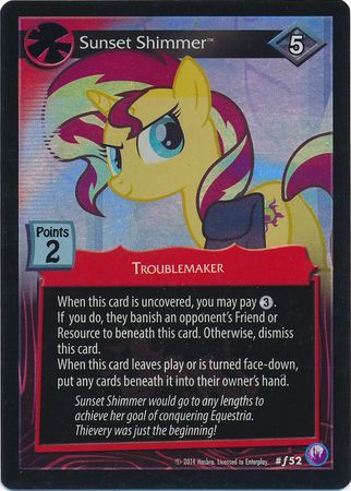 Sunset Shimmer Troublemaker 52 Foil Sunset Shimmer Troublemaker 52 Foil