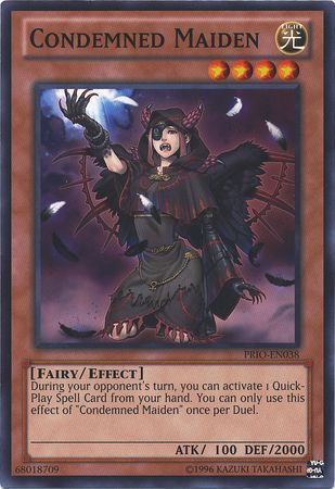 Condemned Maiden PRIO EN038 Common Unlimited Primal Origin Unlimited Singles Condemned Maiden PRIO EN038 Common Unlimited Primal Origin Unlimited Singles
