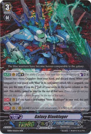 Galaxy Blaukluger EB08 002EN Triple Rare RRR Galaxy Blaukluger EB08 002EN Triple Rare RRR