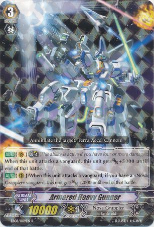 Armored Heavy Gunner EB08 009EN Rare R Extra Booster 8 Champions of the Cosmos Singles Armored Heavy Gunner EB08 009EN Rare R Extra Booster 8 Champions of the Cosmos Singles