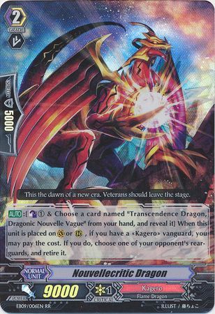 Nouvellecritic Dragon EB09 006EN Double Rare RR Extra Booster 9 Divine Dragon Progression Singles Nouvellecritic Dragon EB09 006EN Double Rare RR Extra Booster 9 Divine Dragon Progression Singles