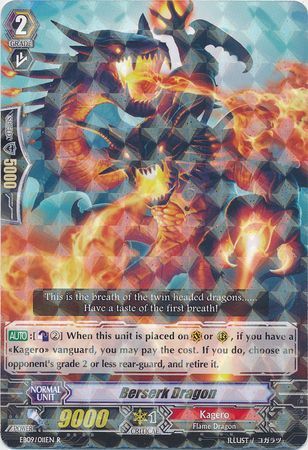 Berserk Dragon EB09 011EN Rare R Extra Booster 9 Divine Dragon Progression Singles Berserk Dragon EB09 011EN Rare R Extra Booster 9 Divine Dragon Progression Singles