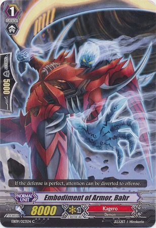 Embodiment of Armor Bahr EB09 023EN Common C Extra Booster 9 Divine Dragon Progression Singles Embodiment of Armor Bahr EB09 023EN Common C Extra Booster 9 Divine Dragon Progression Singles