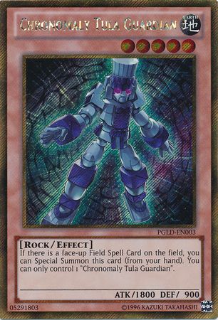 Chronomaly Tula Guardian PGLD EN003 Gold Secret Rare Unlimited Chronomaly Tula Guardian PGLD EN003 Gold Secret Rare Unlimited