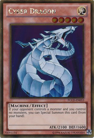 Cyber Dragon PGLD EN053 Gold Rare Unlimited Cyber Dragon PGLD EN053 Gold Rare Unlimited