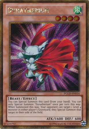 Dynatherium PGLD EN014 Gold Secret Rare Unlimited Dynatherium PGLD EN014 Gold Secret Rare Unlimited
