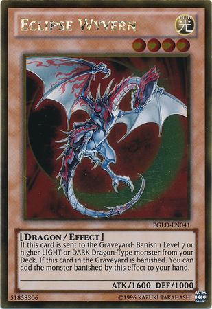 Eclipse Wyvern PGLD EN041 Gold Rare Unlimited Eclipse Wyvern PGLD EN041 Gold Rare Unlimited