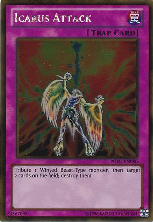 Icarus Attack PGLD EN080 Gold Rare Unlimited Icarus Attack PGLD EN080 Gold Rare Unlimited