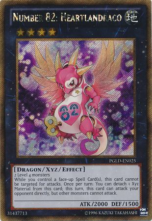 Number 82 Heartlandraco PGLD EN025 Gold Secret Rare Unlimited Number 82 Heartlandraco PGLD EN025 Gold Secret Rare Unlimited