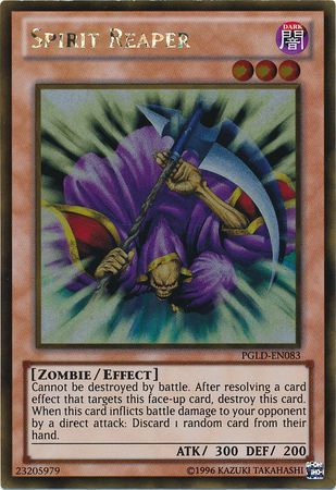 Spirit Reaper PGLD EN083 Gold Rare Unlimited Premium Gold Unlimited Singles Spirit Reaper PGLD EN083 Gold Rare Unlimited Premium Gold Unlimited Singles