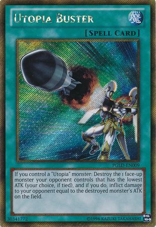 Utopia Buster PGLD EN009 Gold Secret Rare Unlimited Utopia Buster PGLD EN009 Gold Secret Rare Unlimited