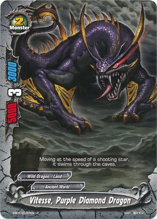 Vitesse Purple Diamond Dragon EB01 0037EN Common C FCBF Extra Booster 01 Immortal Entities Vitesse Purple Diamond Dragon EB01 0037EN Common C FCBF Extra Booster 01 Immortal Entities