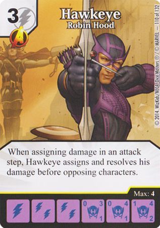 Hawkeye Robin Hood 110 132 Rare Marvel Dice Masters Avengers vs X Men Hawkeye Robin Hood 110 132 Rare Marvel Dice Masters Avengers vs X Men