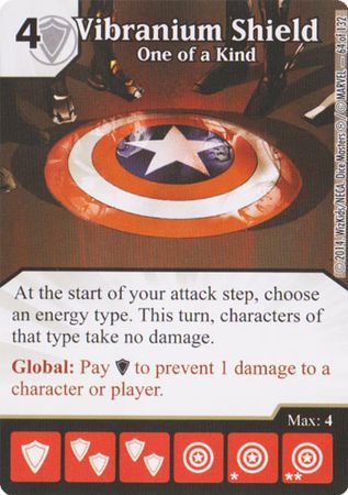 Vibranium Shield One of a Kind 64 132 Common Vibranium Shield One of a Kind 64 132 Common