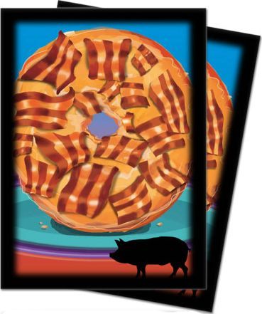 Ultra Pro Bacon Donut 50ct Standard Sized Sleeves UP84323 Sleeves Ultra Pro Bacon Donut 50ct Standard Sized Sleeves UP84323 Sleeves