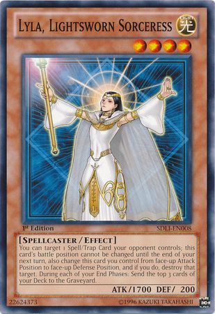 Lyla Lightsworn Sorceress SDLI EN008 Common 1st Edition Lyla Lightsworn Sorceress SDLI EN008 Common 1st Edition