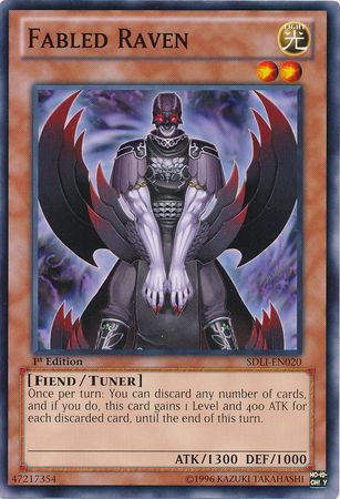 Fabled Raven SDLI EN020 Common 1st Edition Structure Deck Realm of Light 1st Edition Singles Fabled Raven SDLI EN020 Common 1st Edition Structure Deck Realm of Light 1st Edition Singles